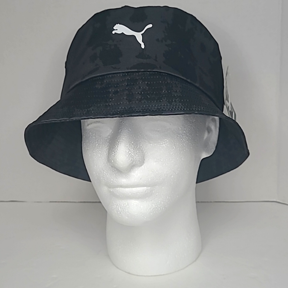 Bucket hat puma black gray